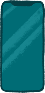 Ugyanaz a portré VoiceOver-szimbólumok rajzaival egészül ki a képmezőben.