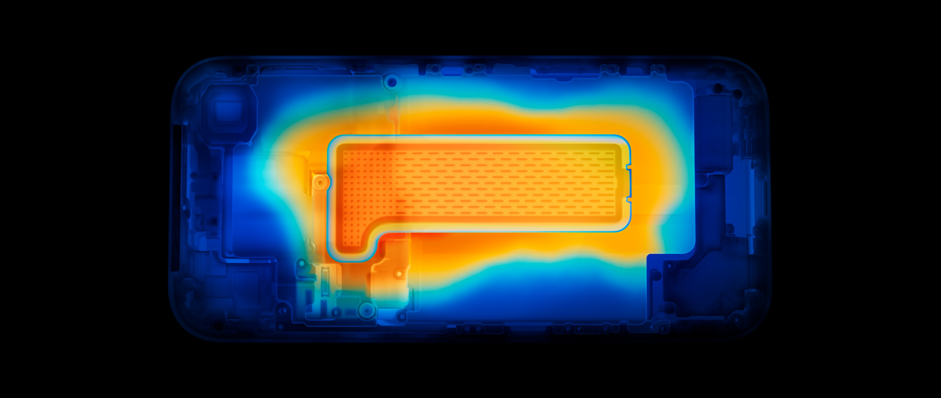 iPhone 17 Pro 베이퍼 챔버의 내부 모습