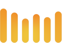 مقياس ديسيبل باللون البرتقالي
