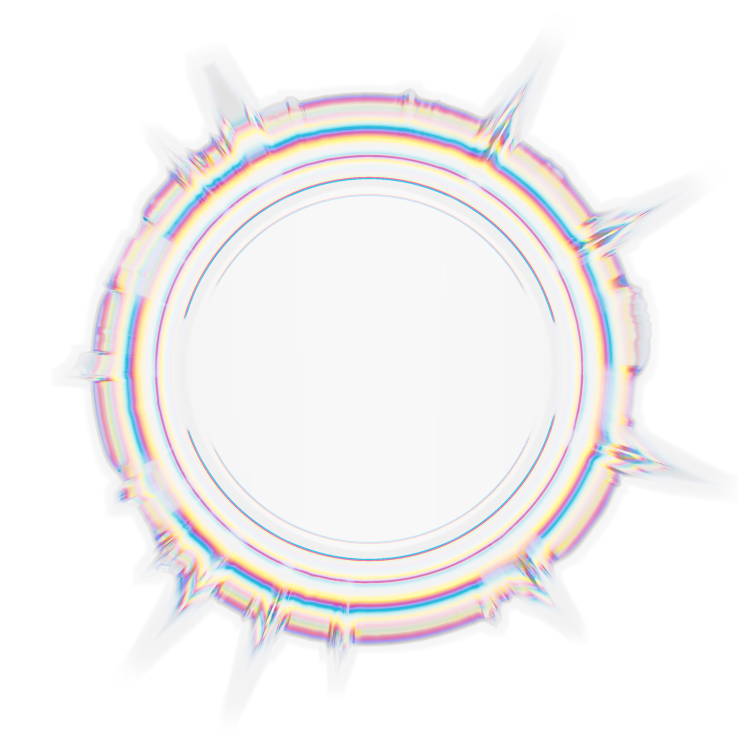 Ondas sonoras circulares, el texto en el medio dice: control inteligente de ruido. Ahora sólo escucharás lo que quieras oír.