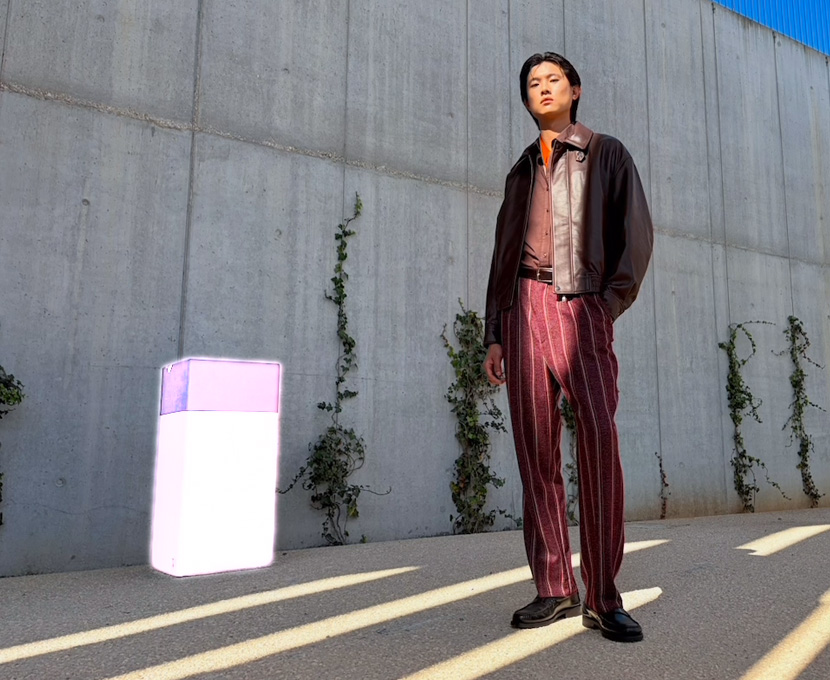 Apple Intelligence'i Clean Up tööriist märgistamas taustobjekti pildil.